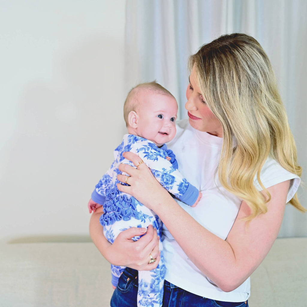 Bamboo Baby Convertible Zipper Pajama Peony For Your Thought
