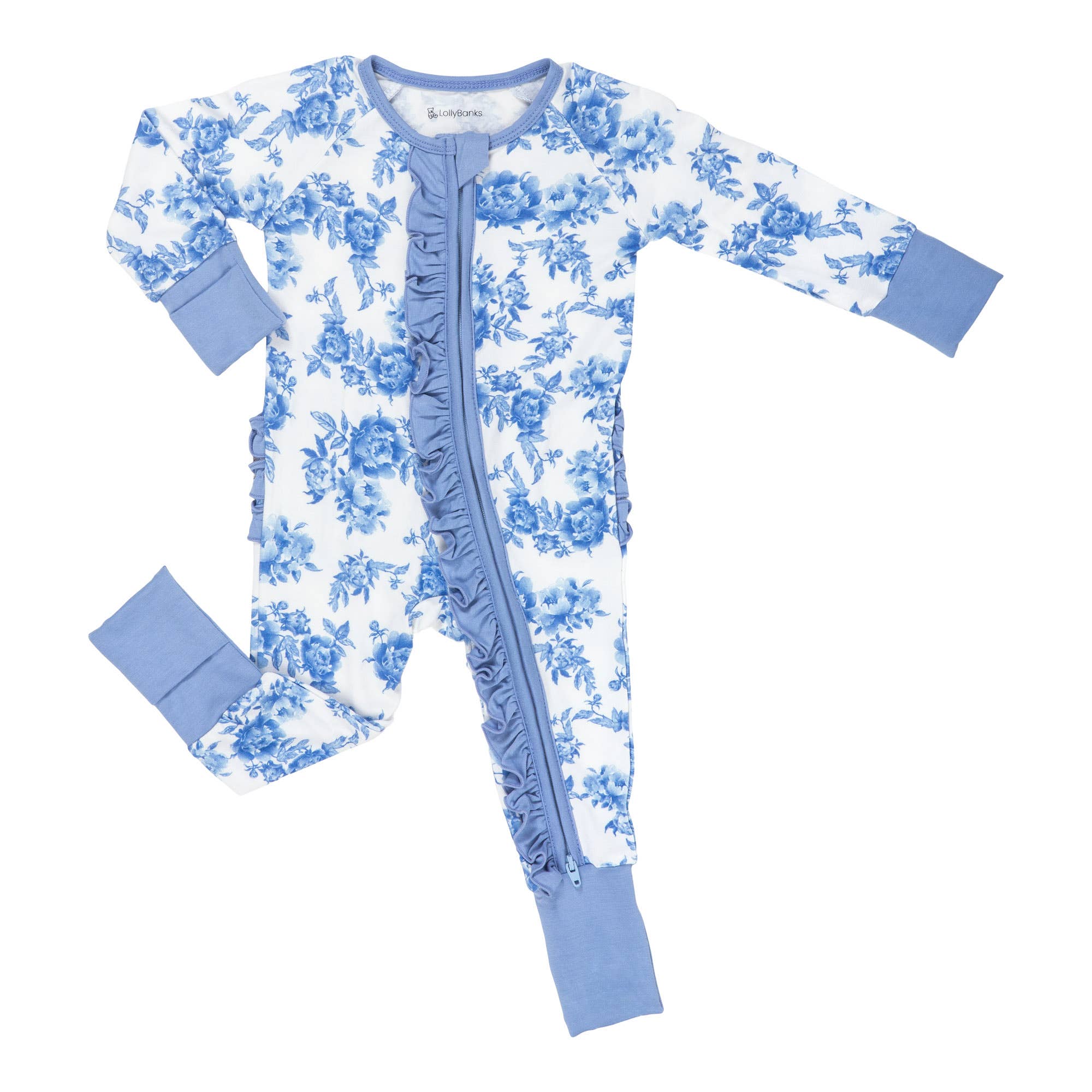 Bamboo Baby Convertible Zipper Pajama Peony For Your Thought
